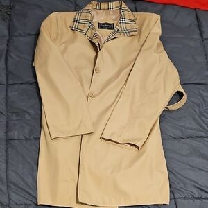 Burberry Nova Check Tan Women's Lightweight Coat Size S